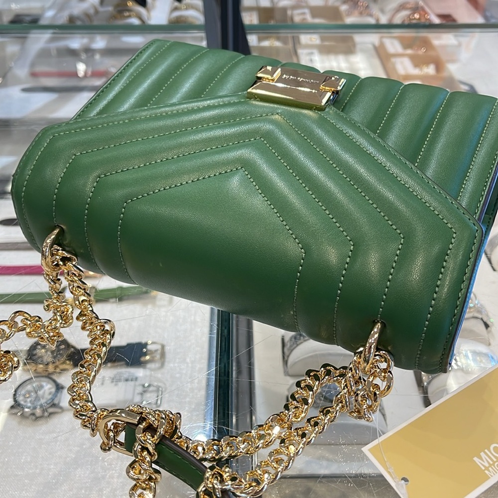 Michael Kors Whitney Medium Flap Chain Shoulder Bag 
Fern Green 
NWT - Picture 7 of 16